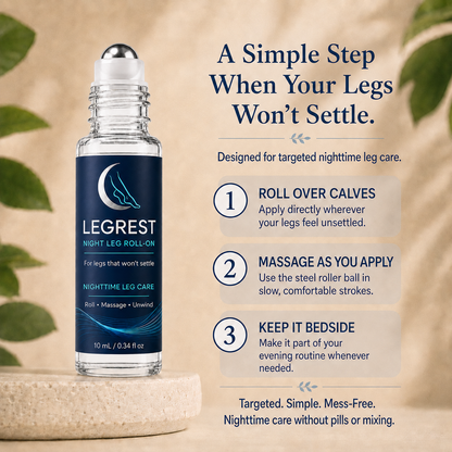 LegRest™ - Nighttime Relief Roll-On for Restless Legs